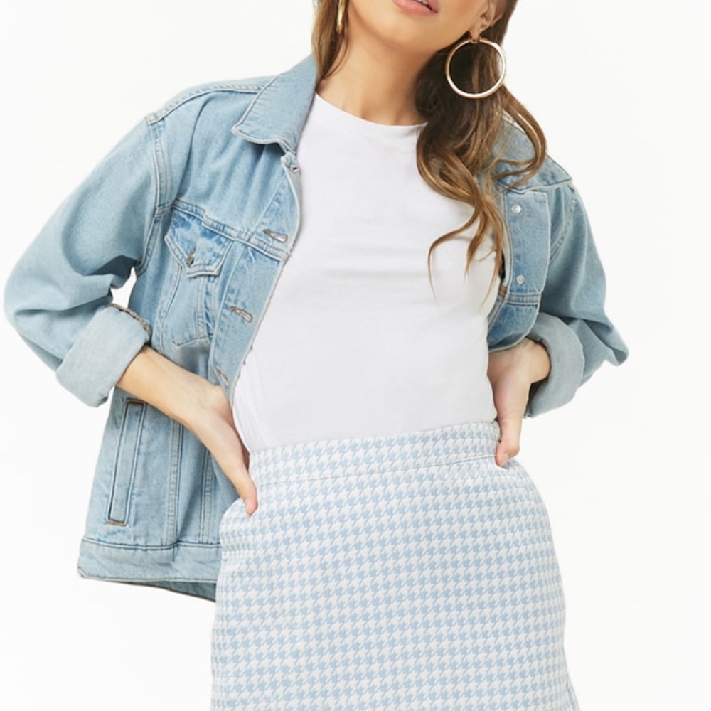 Forever 21 Mini Skirt- Houndstooth